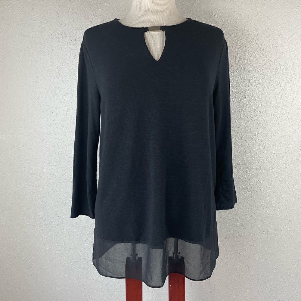 Ellen Tracy Tunic Top Size M EUC